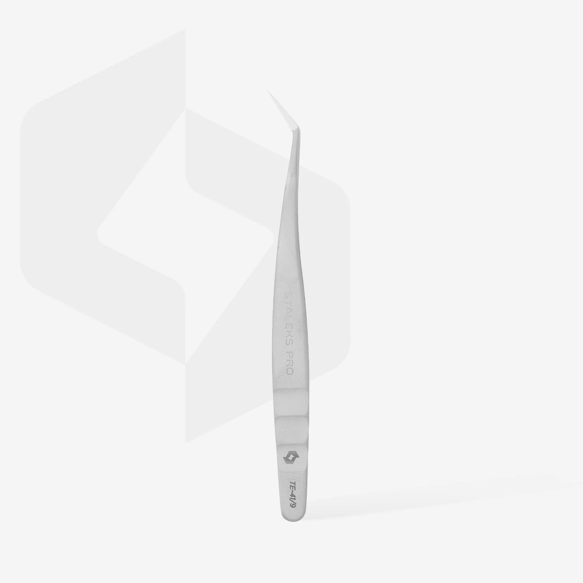 STALEKS EXPERT 41 TYPE 9 Profesjonalna pęseta do przedłużania rzęs, w kształcie litery L, 35° - Image 3