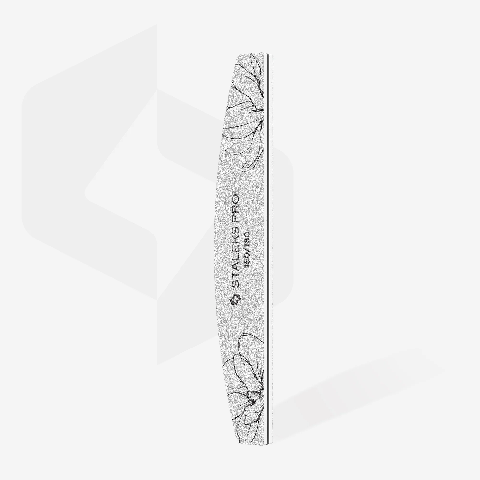 STALEKS EXPERT 40 Mineralny pilnik do paznokci półksiężyc, 150/180 grit (1 szt) - Image 2