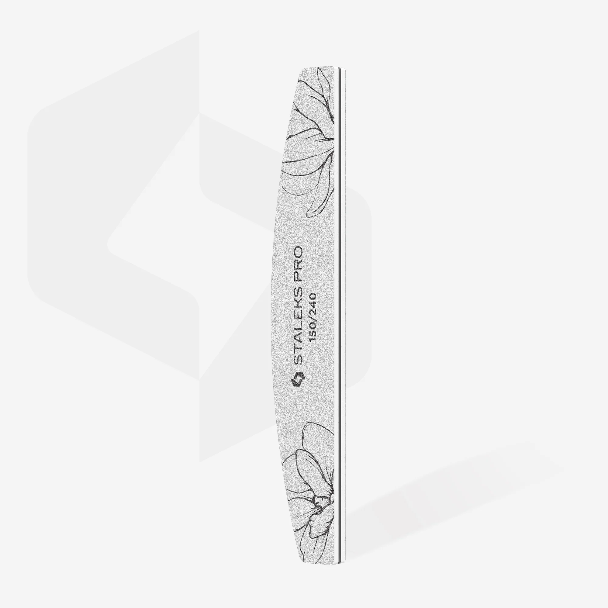 STALEKS EXPERT 40 Mineralny pilnik do paznokci półksiężyc, 150/240 grit (1 szt) - Image 2