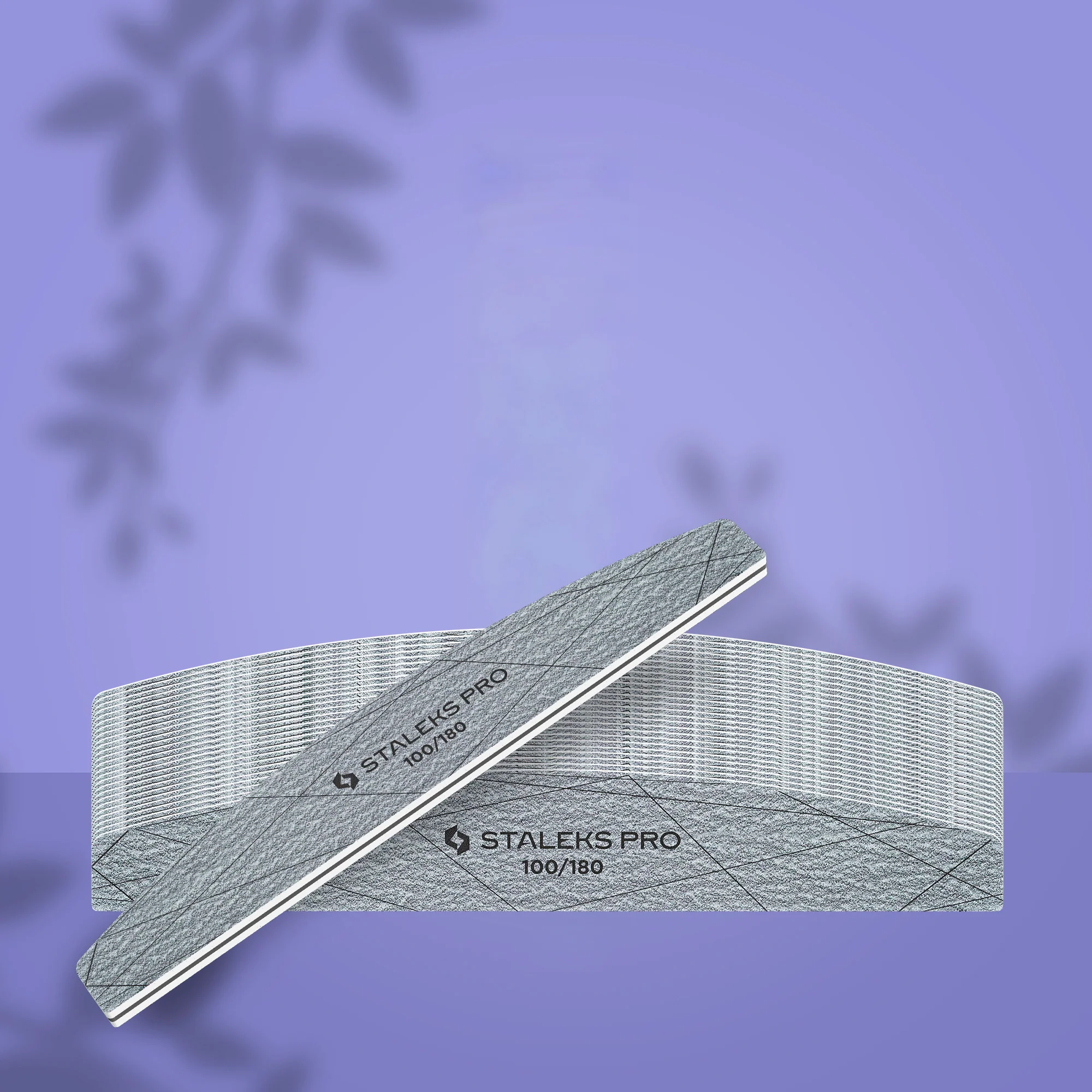 STALEKS SMART 40 Mineralny pilnik do paznokci półksiężyc 100/180 grit (25 szt.)