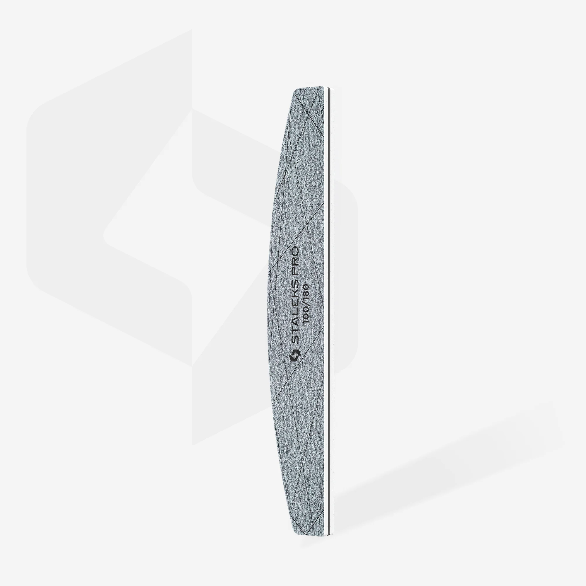 STALEKS SMART 40 Mineralny pilnik do paznokci półksiężyc 100/180 grit (25 szt.) - Image 2