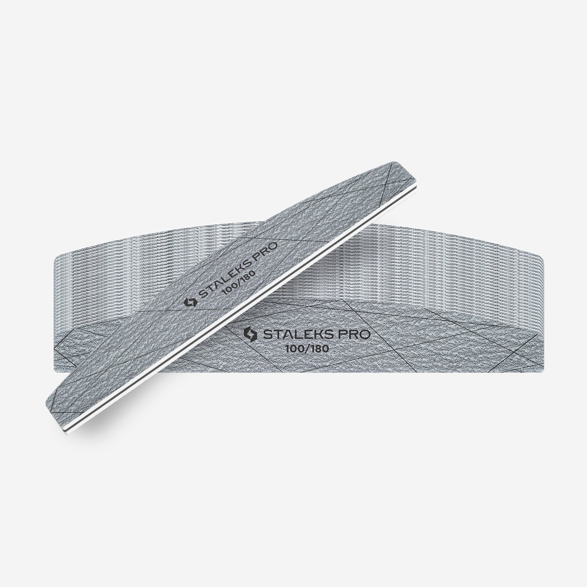 STALEKS SMART 40 Mineralny pilnik do paznokci półksiężyc 100/180 grit (25 szt.) - Image 3