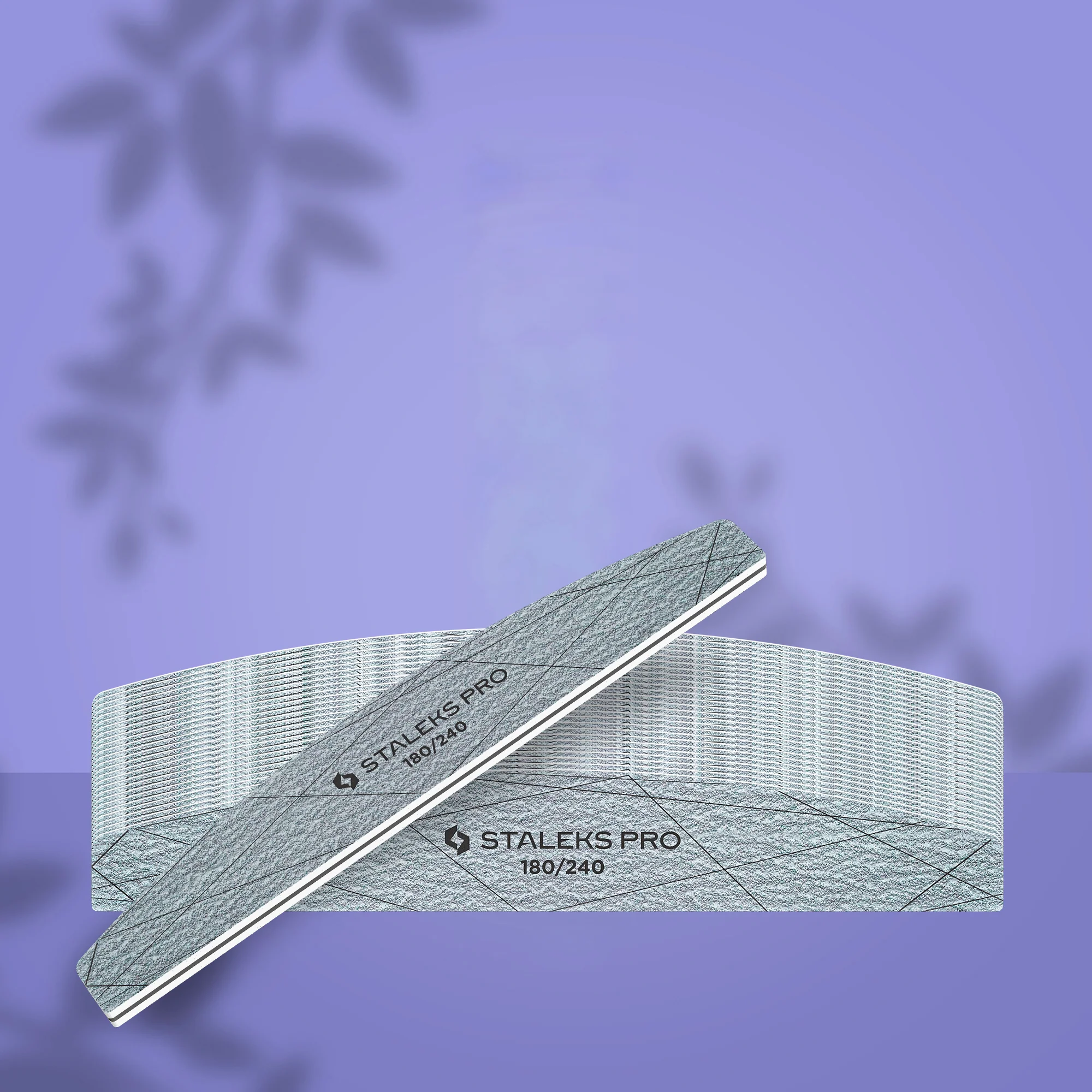 STALEKS SMART 40 Mineralny pilnik do paznokci półksiężyc 180/240 grit (25 szt.)