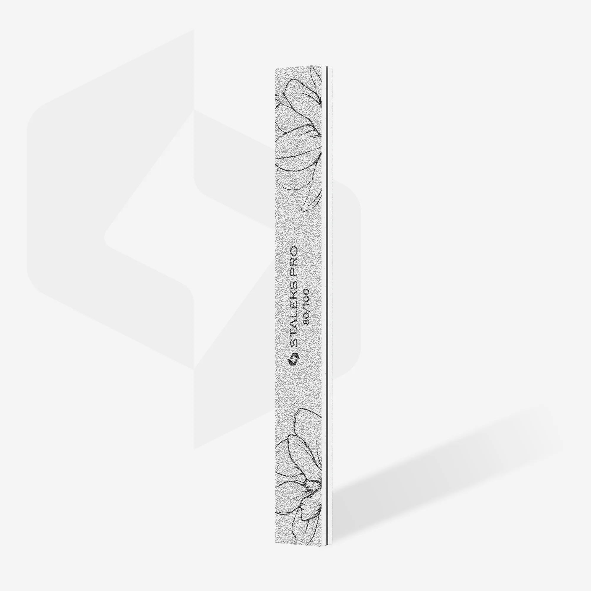 STALEKS EXPERT 20 Mineralny pilnik do paznokci prosta, 80/100 grit (25 szt.) - Image 2