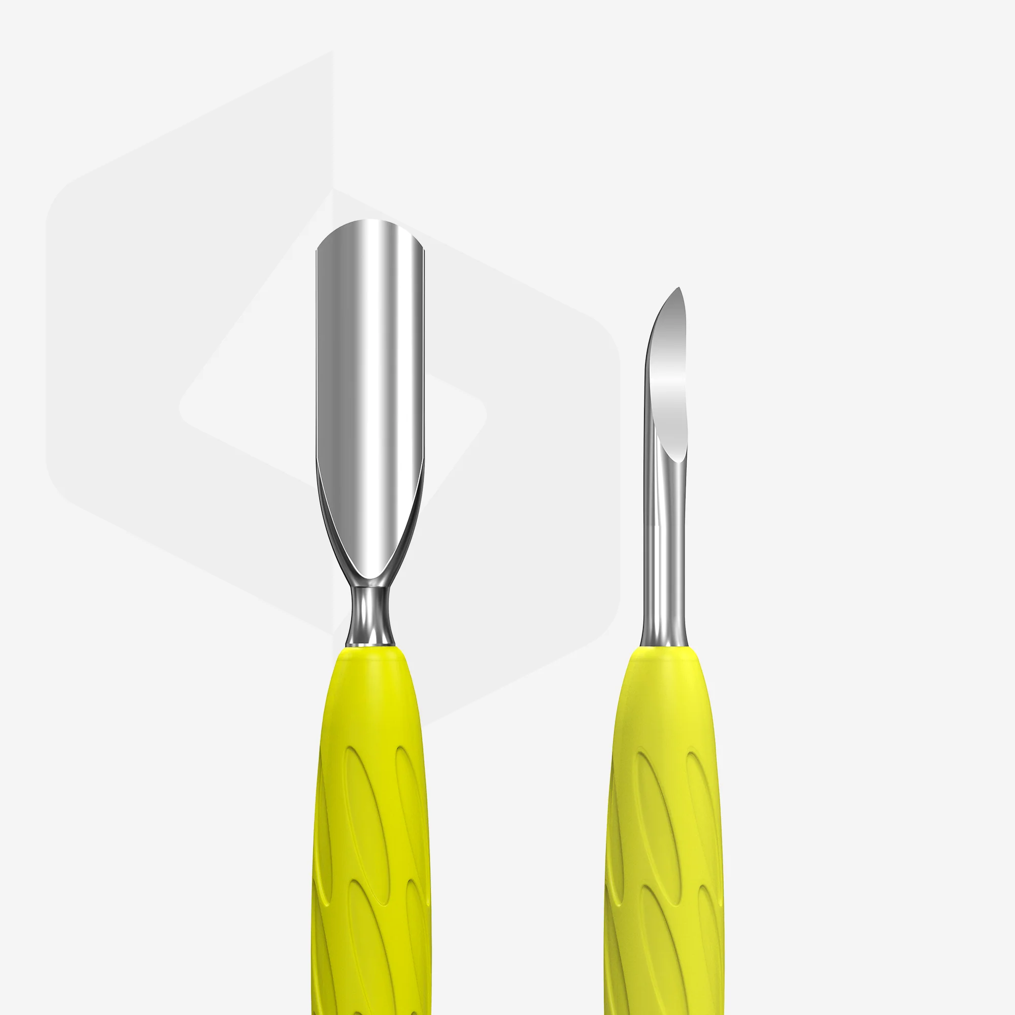 STALEKS UNIQ 10 TYPE 6 Gummy Pusher okrągły szeroki i pika (Żółty) - Image 2