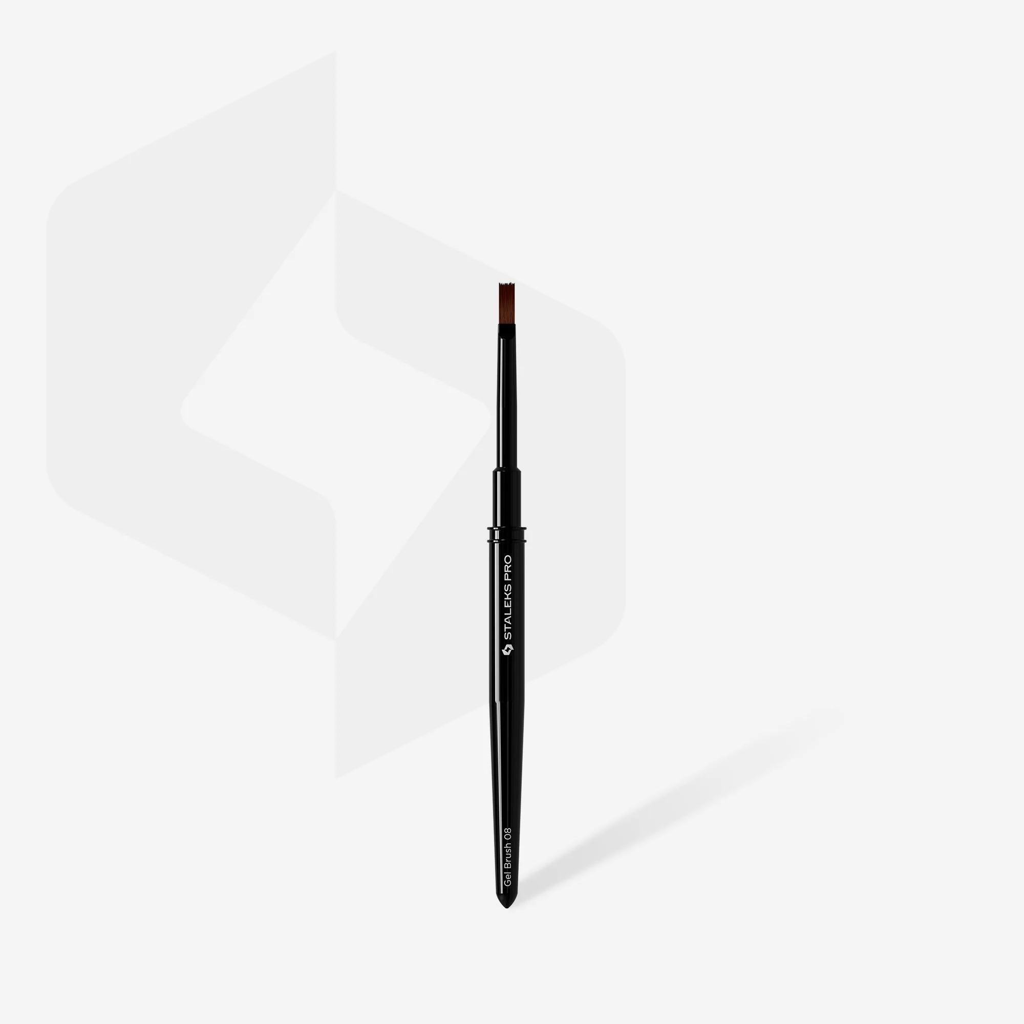 STALEKS EXPERT 08 Pędzel do żelu prosta, szerokość 6 mm/długość 10 mm - Image 2