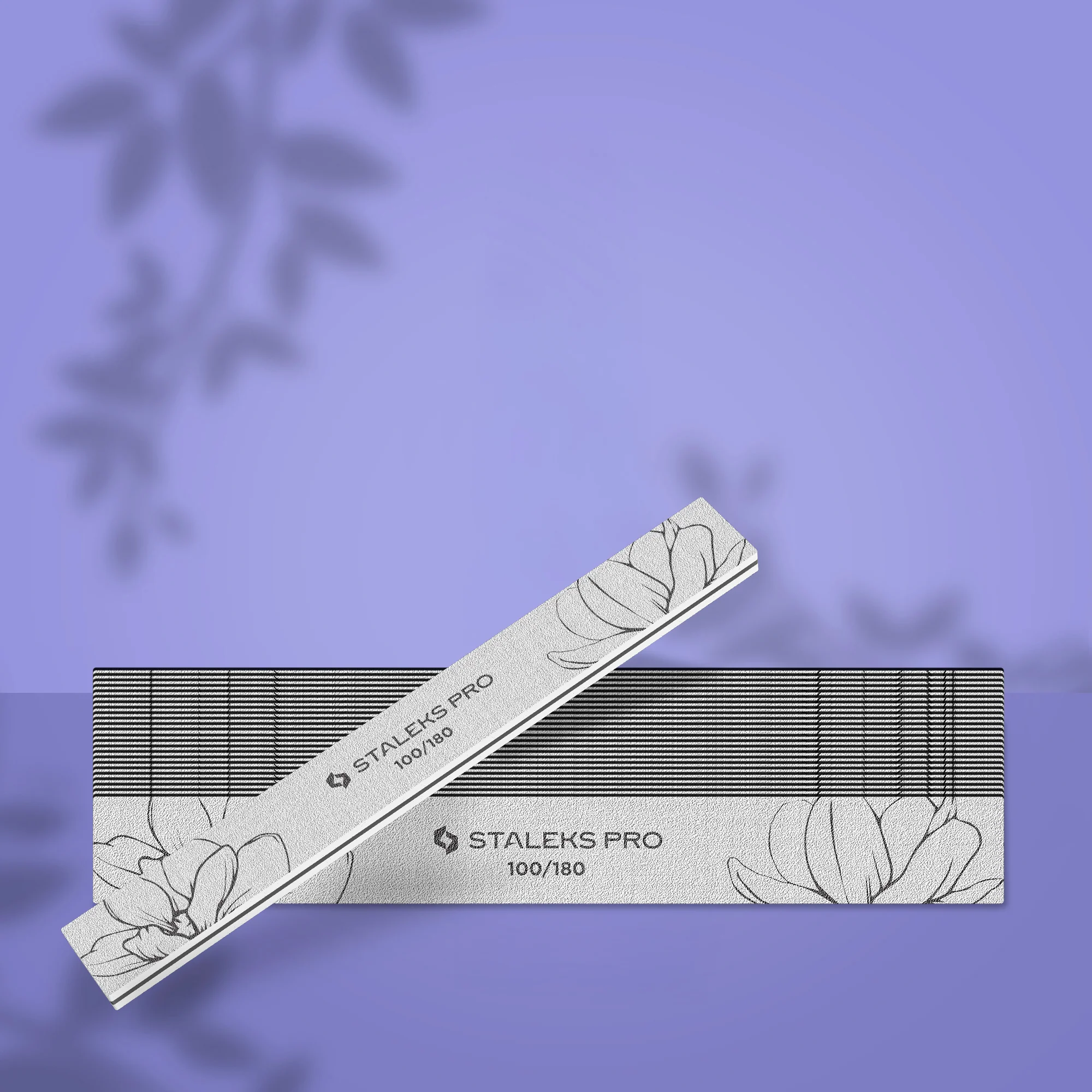 STALEKS EXPERT 20 Mineralny pilnik do paznokci prosta, 100/180 grit (25 szt)