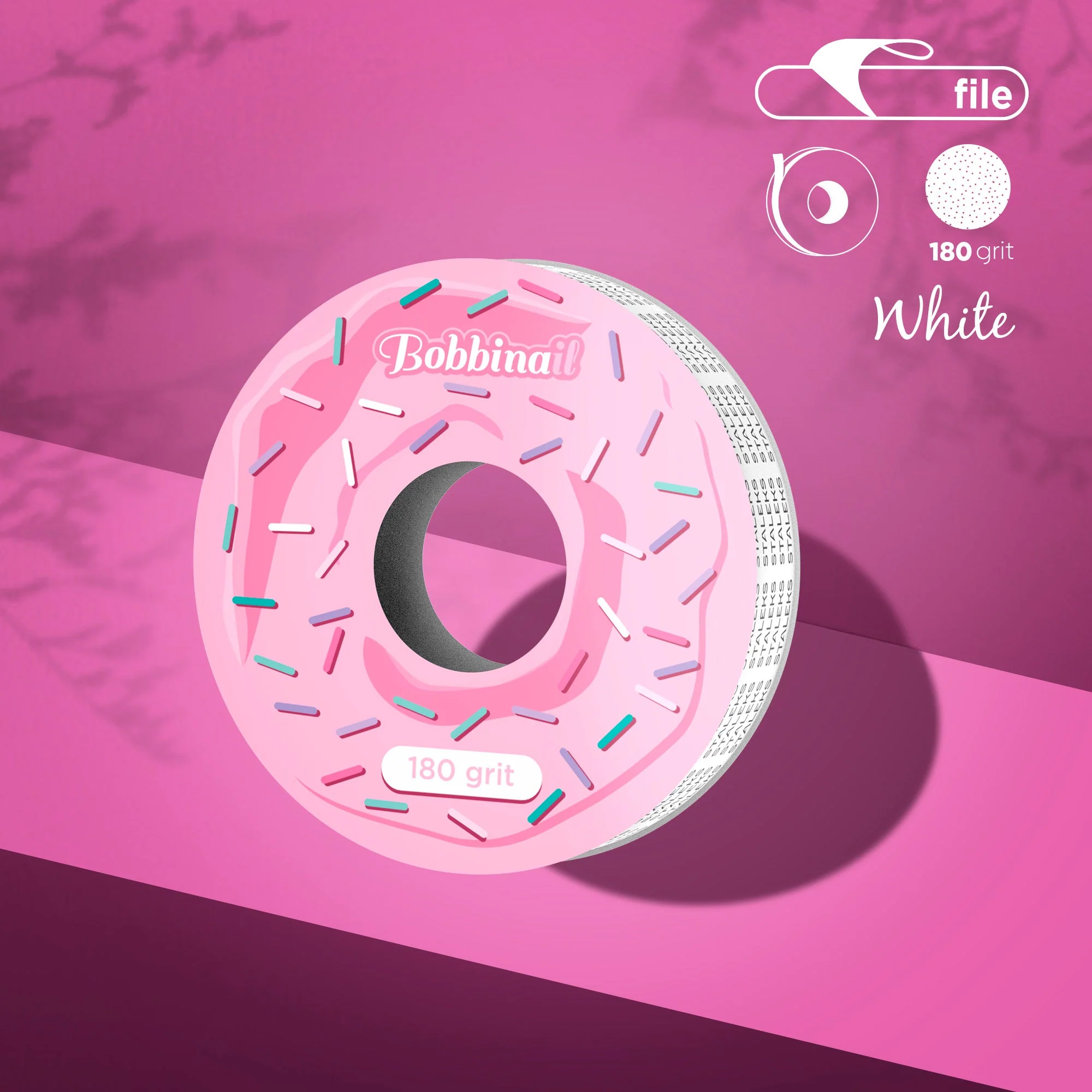 STALEKS EXPERT Donut Wkład zapasowy klejowych pilników do prostego pilnika, 180 grit
