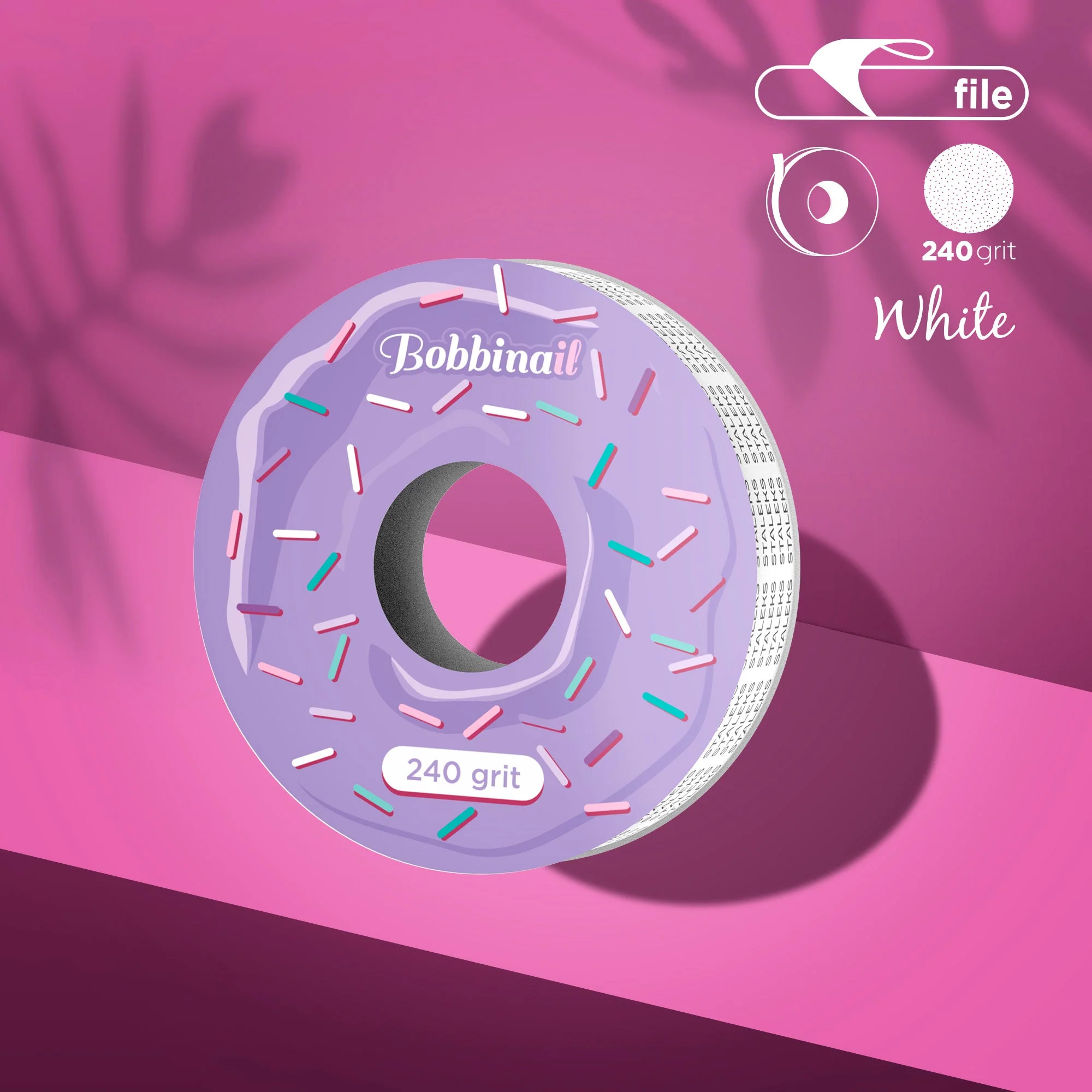 STALEKS EXPERT Donut Wkład zapasowy klejowych pilników do prostego pilnika, 240 grit
